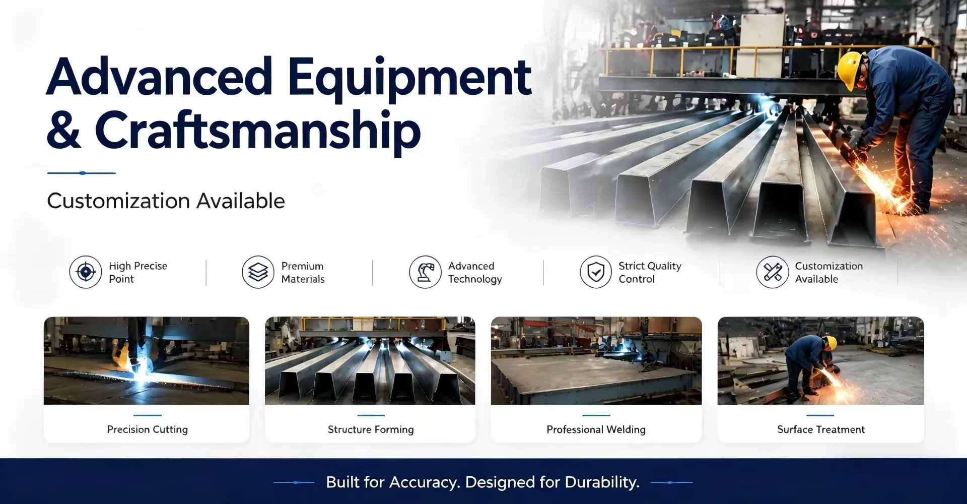 Advanced Equipment& Craftsmanship